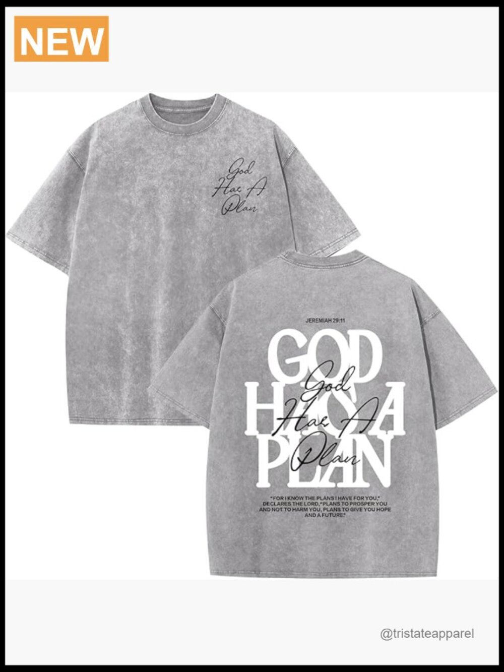 Men's Christian Faith T-Shirt Acid Wash Oversized Graphic Tee